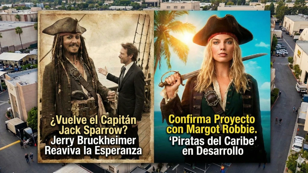 ¿Vuelve el Capitán Jack Sparrow? Jerry Bruckheimer Reaviva la Esperanza de Johnny Depp en 'Piratas del Caribe' y Confirma Proyecto con Margot Robbie