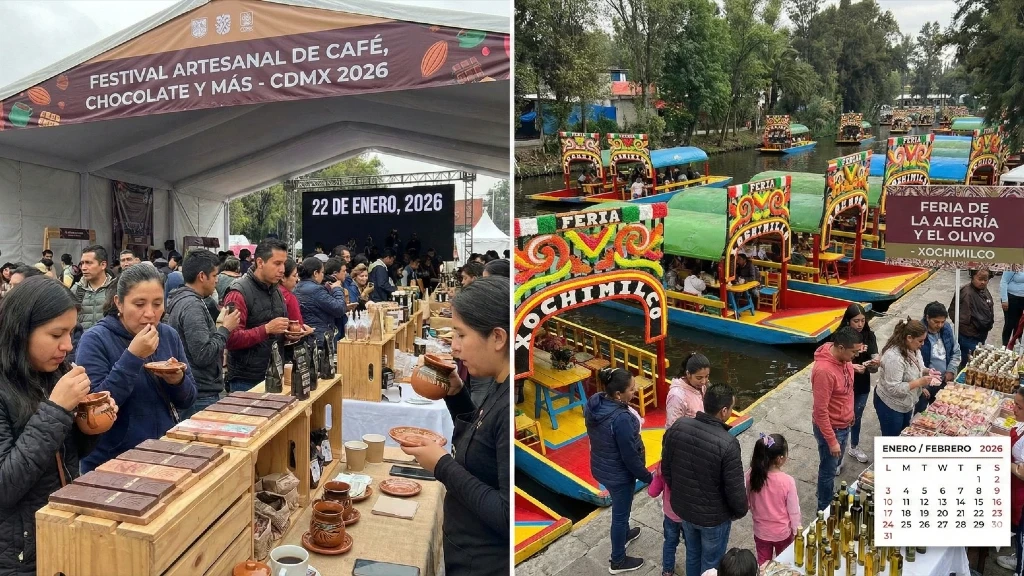 Explorando CDMX: Festival del Café y Chocolate, y Feria de Alegría en Enero 2026, ¡Últimas Novedades!