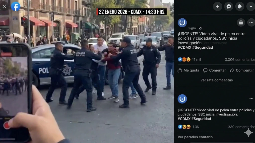 Pelea Callejera Viral: Policías de CDMX Bajo Investigación de la SSC Tras Escándalo en Redes Sociales