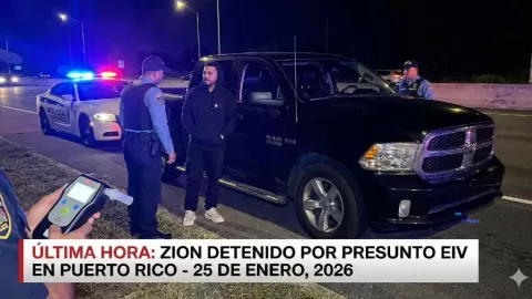 ¡Escándalo en el Reggaetón! Zion Detenido en Puerto Rico por Conducir Ebrio con Nivel de Alcohol Alarmante