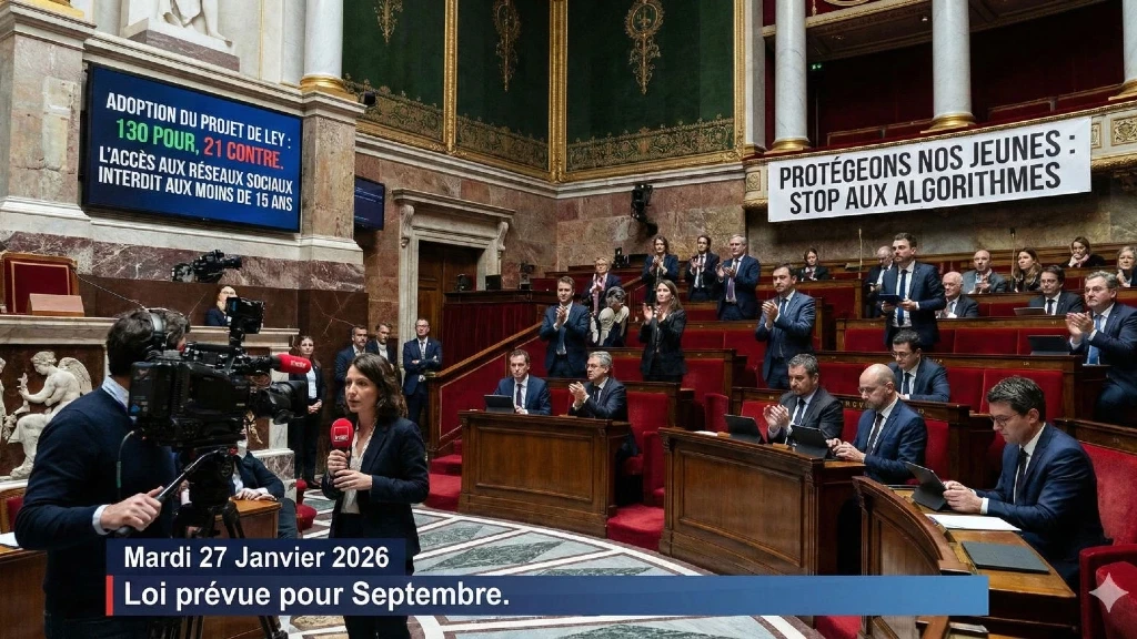 ¡Histórico! Francia aprueba ley que prohíbe redes sociales a menores de 15 años: ¿El fin de una era digital sin límites para la juventud?