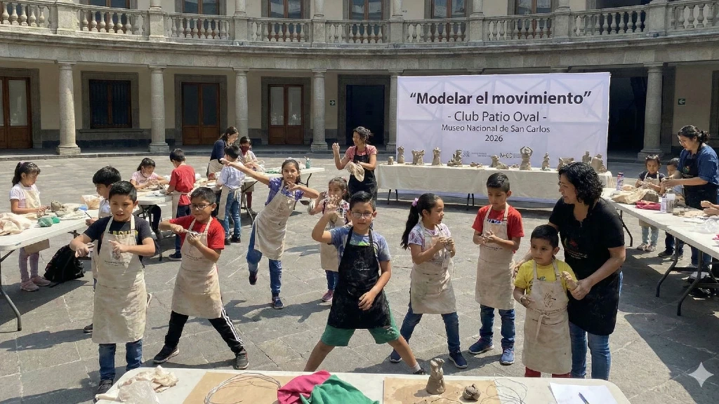 ¡Inicia la Experiencia Escultórica! Museo Nacional de San Carlos Lanza Taller 'Modelar el Movimiento' para Niños en CDMX