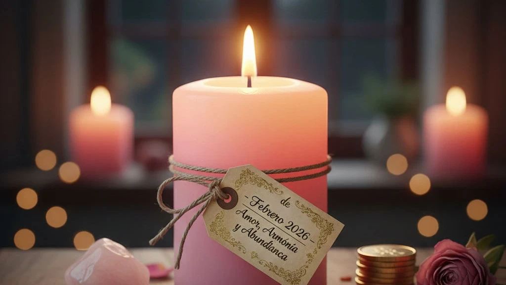 Veladora Rosa: ¿El Color de la Abundancia para Febrero de 2026? Descubre su Significado y Vibras Positivas