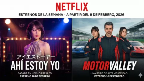 Netflix Desvela Sus Impactantes Estrenos: 'Ahí Estoy Yo' y 'Motorvalley' Lideran la Semana del 9 de Febrero