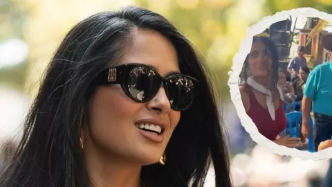 Salma Hayek Enciende Veracruz al Ritmo de Cumbia con su Abuelo y Deslumbra en Palacio Nacional por el Cine Mexicano