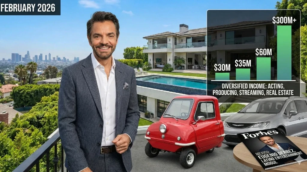 ¡Impactante! La Increíble Fortuna de Eugenio Derbez en 2026: Millones y Lujo en Beverly Hills Revelados
