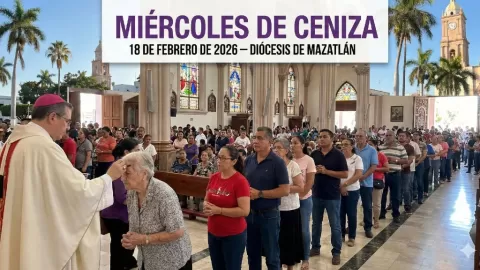 Mazatlán Celebra el Miércoles de Ceniza este 18 de febrero: Obispo Espinosa Contreras Anuncia Inicio de Cuaresma con Bendición y Santa Misa