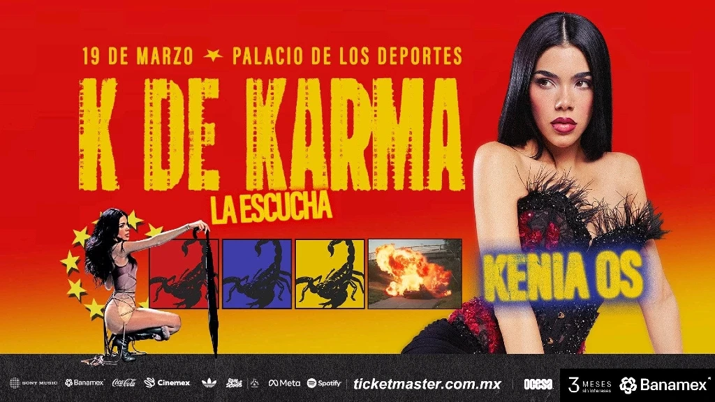 ¡Kenia Os Desata la Locura! Anuncia Experiencias Exclusivas de 'K de Karma' en México con Acceso VIP y Vista a Gira Internacional