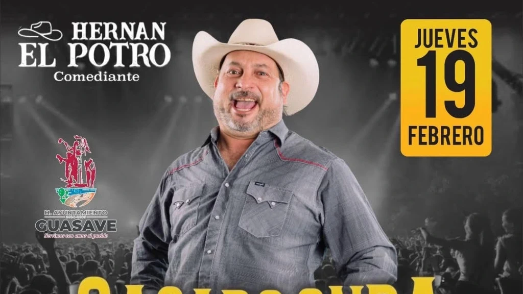 ¡Confirmado! Hernán El Potro ilumina Guasave: Gran show en el Auditorio Héroes de Sinaloa este 19 de febrero de 2026