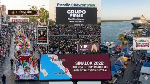 Sinaloa Brilla: Mazatlán y Los Mochis Deslumbran con Agenda de Espectáculos 2026