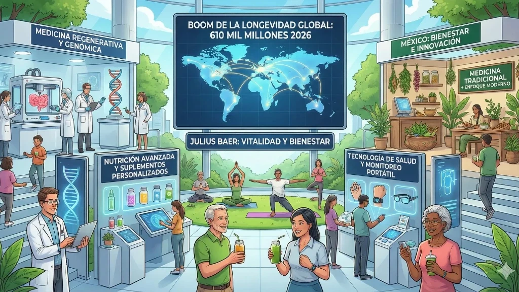 El Auge Global del Bienestar por la Longevidad: Un Mercado de $610 Mil Millones en 2026 Impulsa Nuevas Oportunidades en México y el Mundo