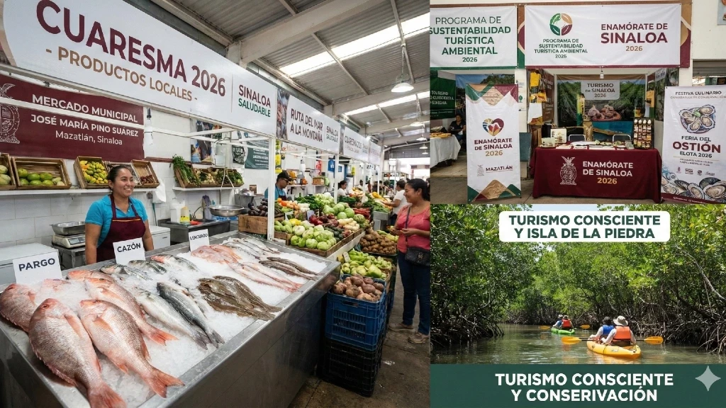 Sinaloa Despierta Interés en Gastronomía Local y Aventuras al Aire Libre: Cuaresma Impulsa Mercados y Estrategias Turísticas para 2026