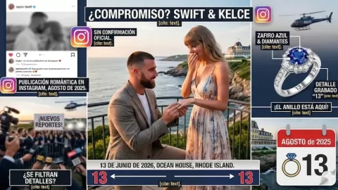 ¡Exclusiva! Taylor Swift y Travis Kelce: ¿Se filtra la 'Boda del Año' para el 13 de junio de 2026 en Rhode Island?