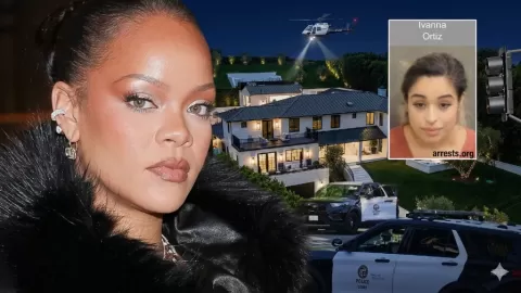 ¡Alerta Máxima! Mujer Arrestada por Tiroteo en Mansión de Rihanna en Beverly Hills: Cantante Ilesa en Impactante Incidente