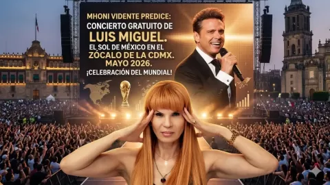 Mhoni Vidente Predice Concierto Gratuito de Luis Miguel en el Zócalo: ¿Realidad o Visión Pre-Mundial 2026?