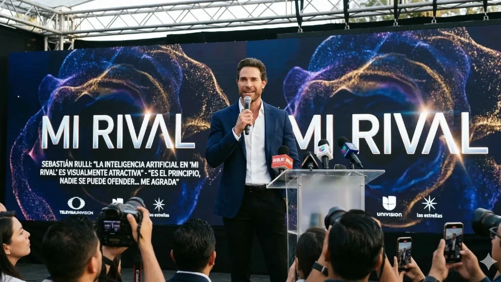 Sebastián Rulli Impulsa la Innovación: Actor Destaca el Atractivo Visual de la Inteligencia Artificial en 'Mi Rival'