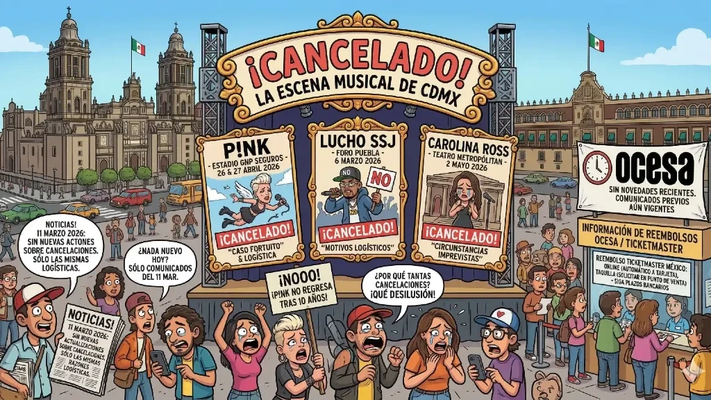 Conciertos de P!nk y Lucho SSJ en CDMX: Una Mirada a las Cancelaciones Anunciadas y el Impacto en los Fans