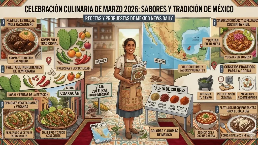Sabores de Marzo en México: Mexico News Daily Inspira con Recetas y Propuestas Culinarias Únicas